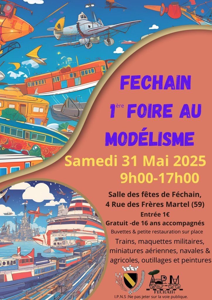 Les expositions où je serai présents au mois de mai