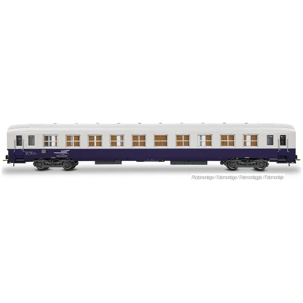 Voiture de cantonnement type DEV AO - SNCF - livrée bleue / blanche - JOUEF HJ4216 - HO 1/87 - Ep. I
