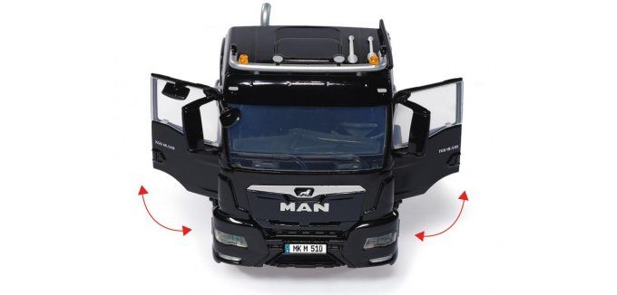 Tracteur MAN TGS 18.510 4x4 BL à 2 essieux - noir