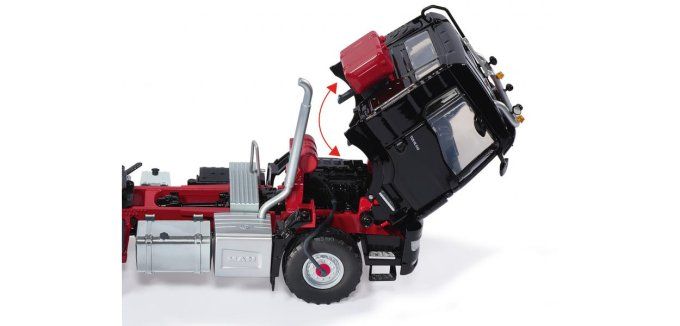 Tracteur MAN TGS 18.510 4x4 BL à 2 essieux - noir