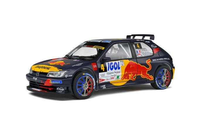 PEUGEOT 306 MAXI BLACK #4  S.LOEB / D.ELENA RALLYE DU MONT  BLANC 2021
