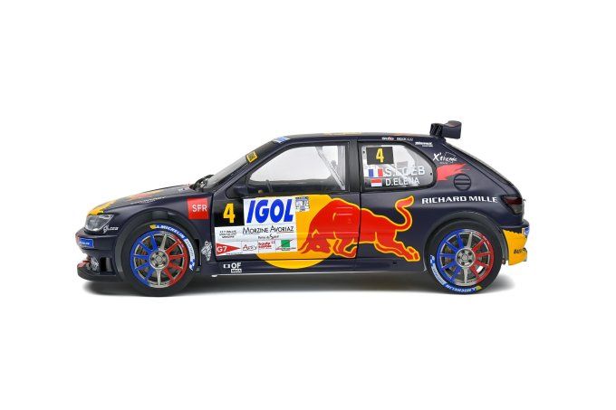 PEUGEOT 306 MAXI BLACK #4  S.LOEB / D.ELENA RALLYE DU MONT  BLANC 2021