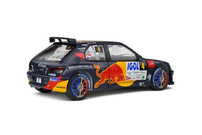 PEUGEOT 306 MAXI BLACK #4  S.LOEB / D.ELENA RALLYE DU MONT  BLANC 2021