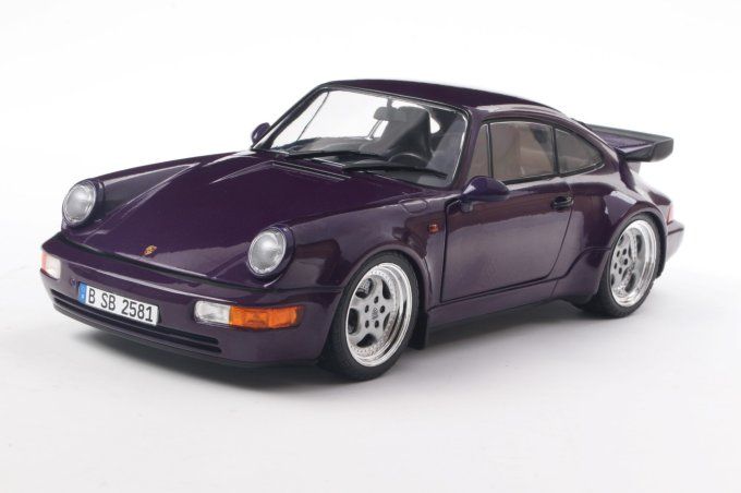 PORSCHE 911 (964) TURBO VIOLET BLUE METALLIC 1990