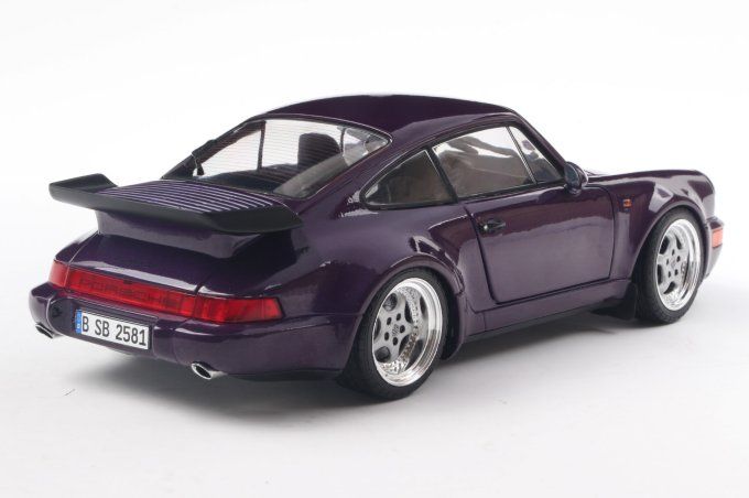 PORSCHE 911 (964) TURBO VIOLET BLUE METALLIC 1990