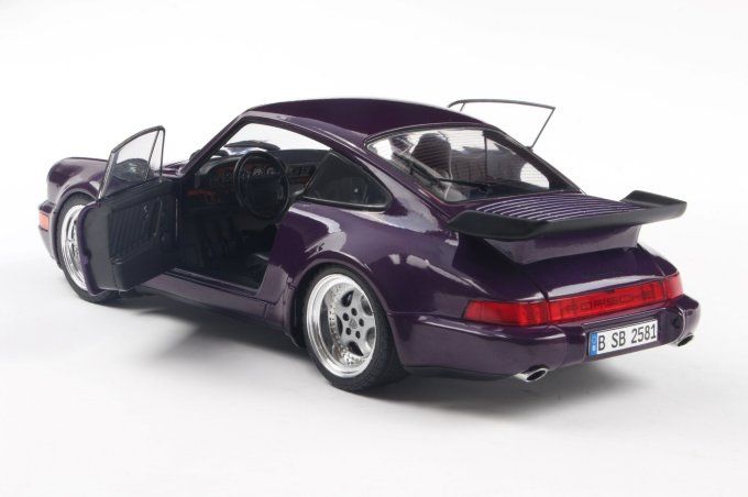 PORSCHE 911 (964) TURBO VIOLET BLUE METALLIC 1990