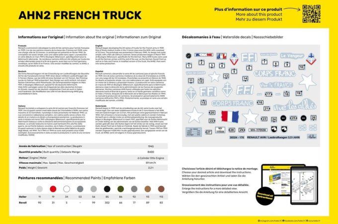 STARTER KIT AHN2 French Truck in 1:35
