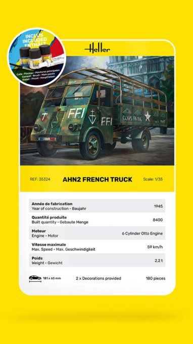STARTER KIT AHN2 French Truck in 1:35