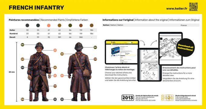 French Infantry in 1:72