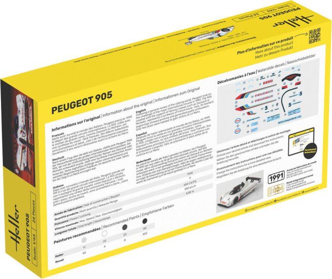 STARTER KIT Peugeot 905 in 1:43