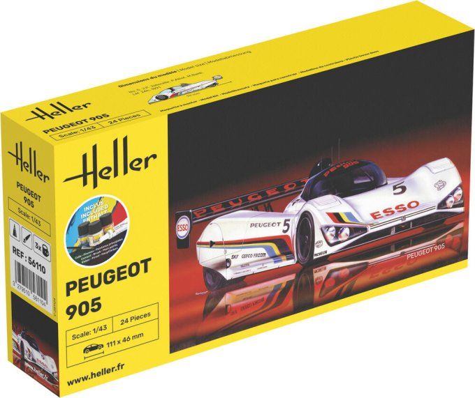 STARTER KIT Peugeot 905 in 1:43