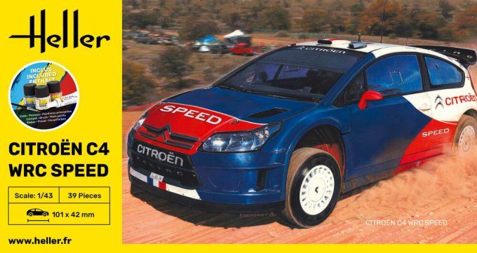 STARTER KIT Citroën C4 WRC Speed in 1:43