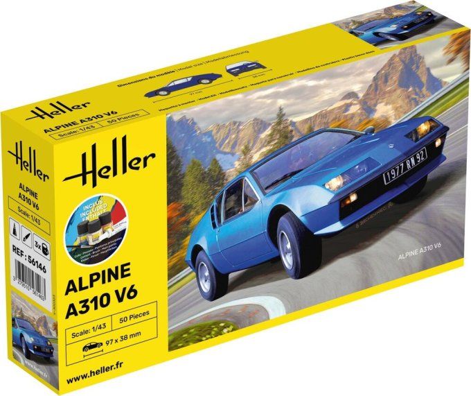 STARTER KIT Alpine A310 in 1:43