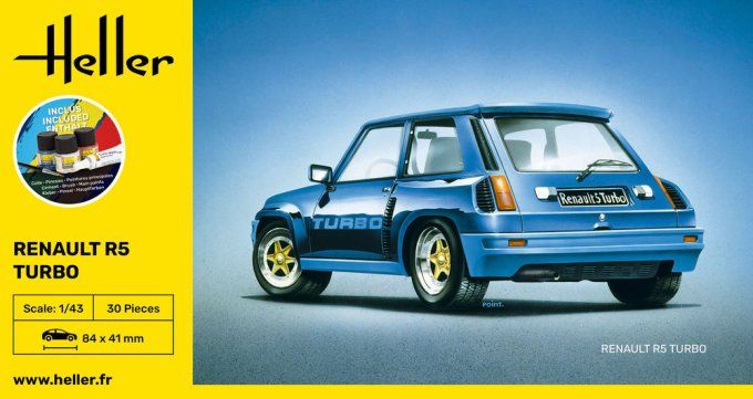 STARTER KIT Renault R5 Turbo in 1:43