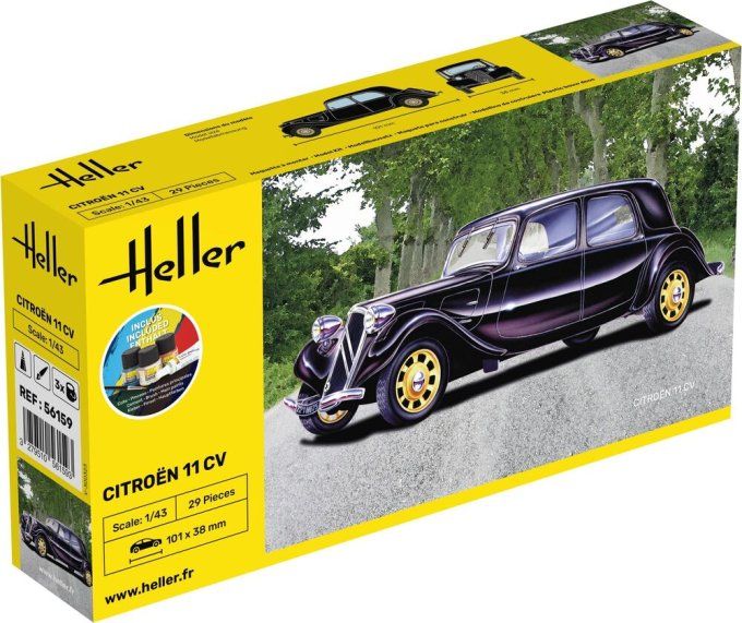 STARTER KIT Citroen 11 CV in 1:43