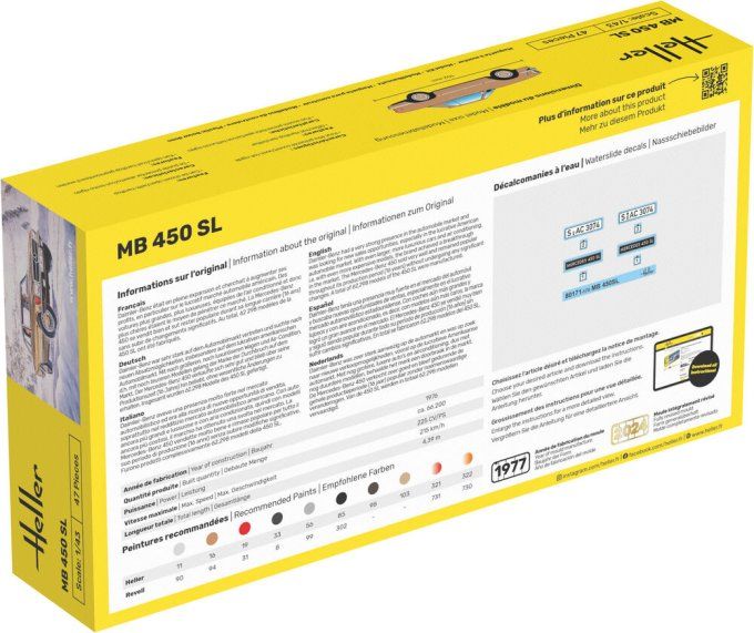 STARTER KIT MB 450 SL in 1:43