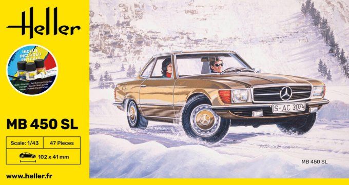 STARTER KIT MB 450 SL in 1:43