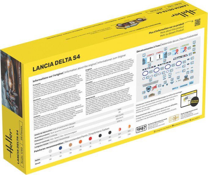 STARTER KIT Lancia Delta S4 in 1:43