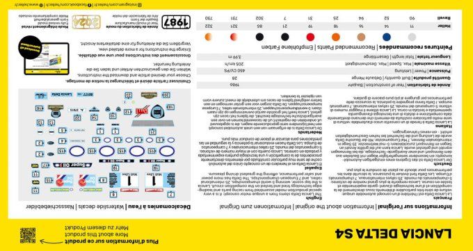 STARTER KIT Lancia Delta S4 in 1:43