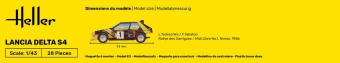 STARTER KIT Lancia Delta S4 in 1:43
