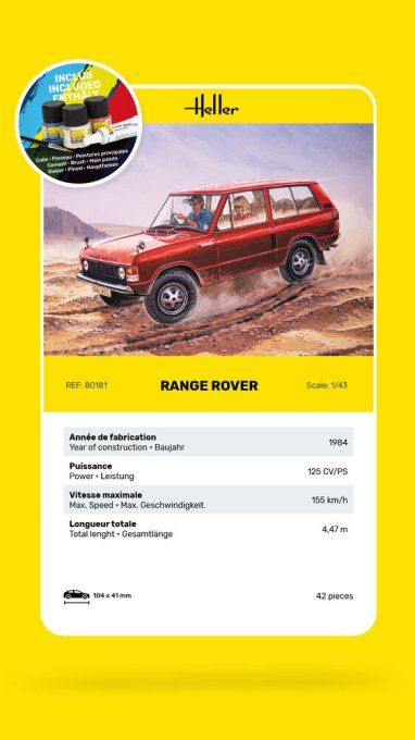 STARTER KIT Range Rover in 1:43