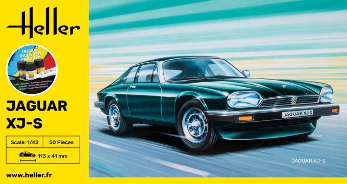 STARTER KIT Jaguar XJ-S in 1:43