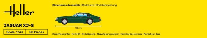 STARTER KIT Jaguar XJ-S in 1:43
