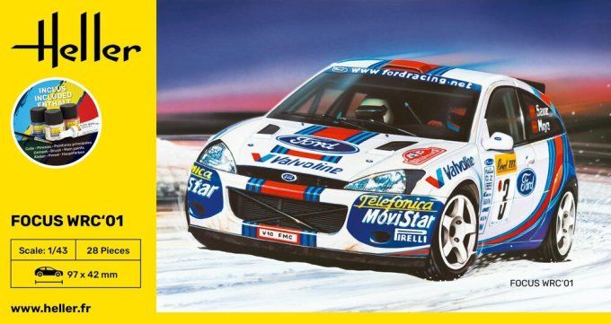 STARTER KIT Focus WRC'01 in 1:43