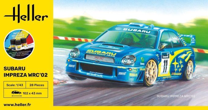 STARTER KIT Impreza WRC'02 in 1:43