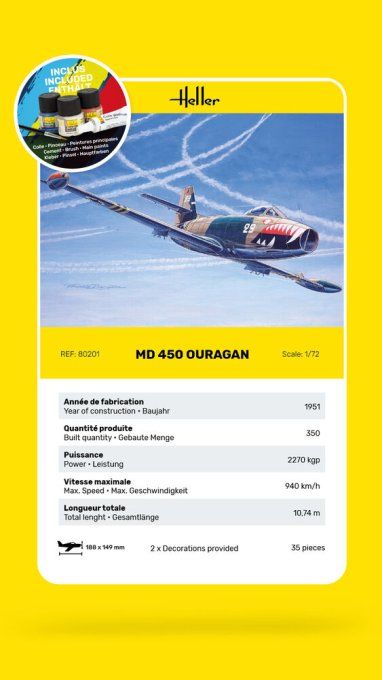 STARTER KIT MD 450 Ouragan in 1:72