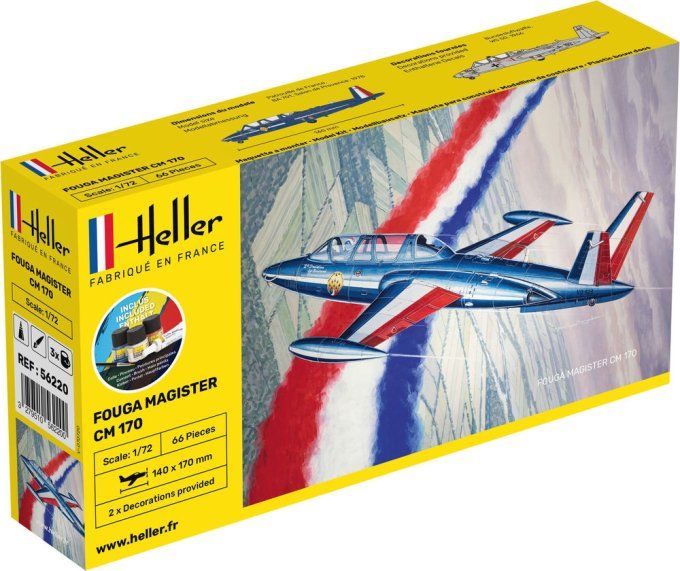 STARTER KIT Fouga Magister CM 170 in 1:72