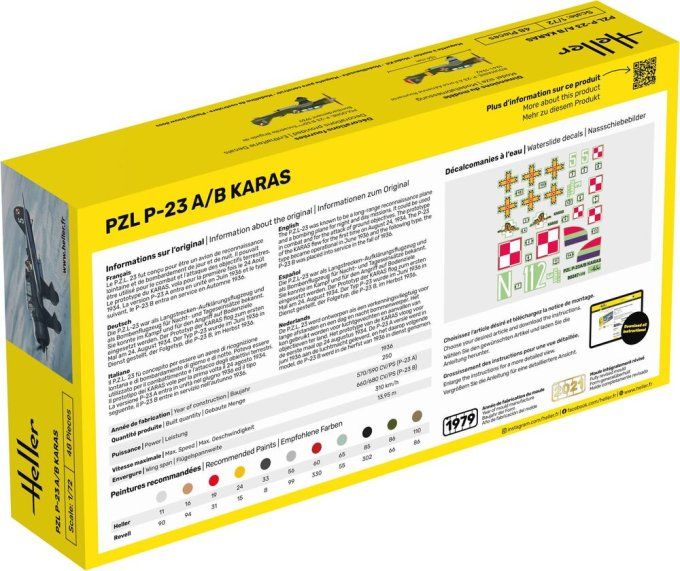 STARTER KIT PZL 23 Karas in 1:72
