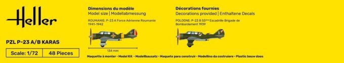 STARTER KIT PZL 23 Karas in 1:72