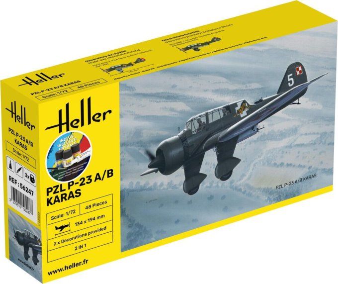 STARTER KIT PZL 23 Karas in 1:72