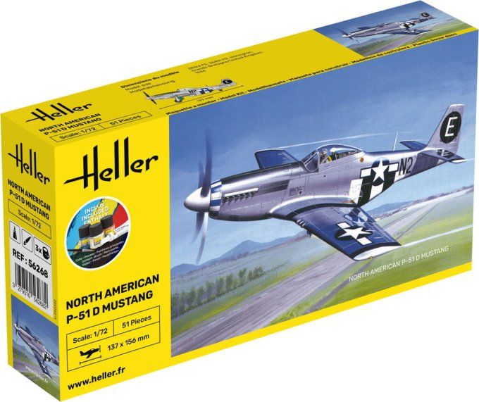 STARTER KIT P-51 Mustang in 1:72