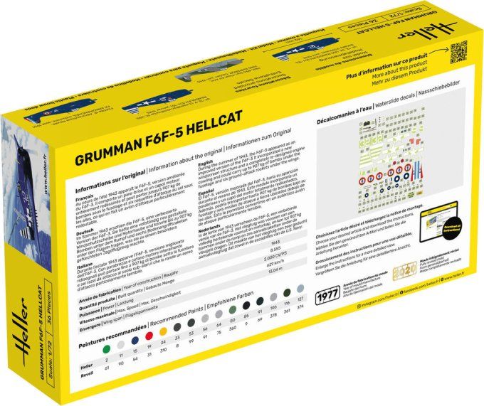 STARTER KIT F6F Hellcat in 1:72