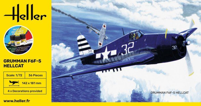 STARTER KIT F6F Hellcat in 1:72