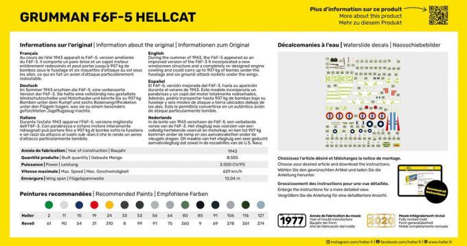 STARTER KIT F6F Hellcat in 1:72