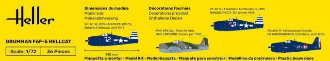 STARTER KIT F6F Hellcat in 1:72