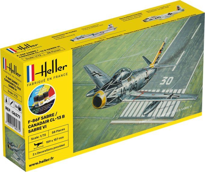 STARTER KIT F-86F Sabre / Canadair CL-13 B Sabre VI in 1:72 [