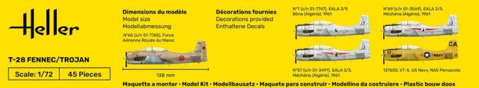 STARTER KIT T-28 Fennec / Trojan in 1:72