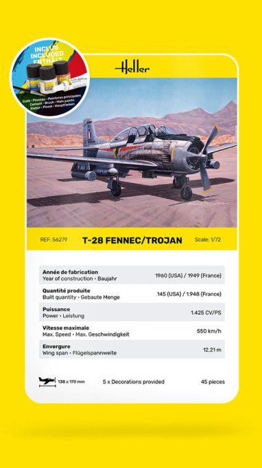 STARTER KIT T-28 Fennec / Trojan in 1:72