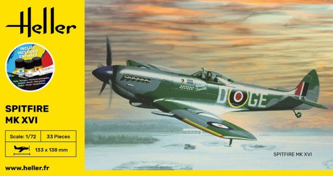 STARTER KIT Spitfire in 1:72