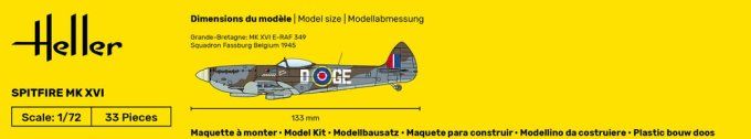 STARTER KIT Spitfire in 1:72