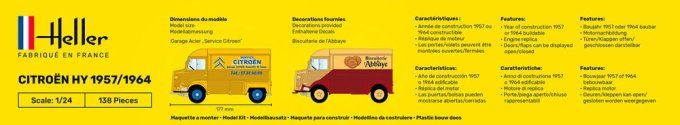 STARTER KIT CITROEN HY 1957/1964 in 1/24