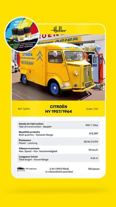 STARTER KIT CITROEN HY 1957/1964 in 1/24