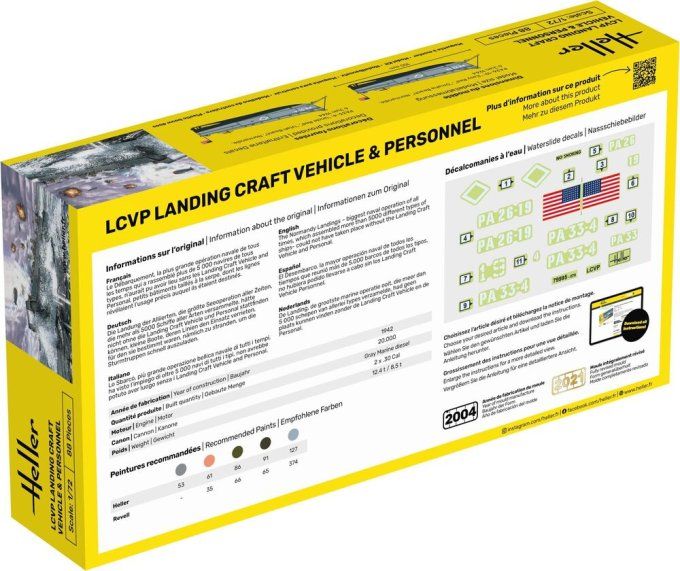 STARTER KIT LCVP Landing Craft Vehicle & Personnel in 1:72