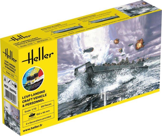 STARTER KIT LCVP Landing Craft Vehicle & Personnel in 1:72