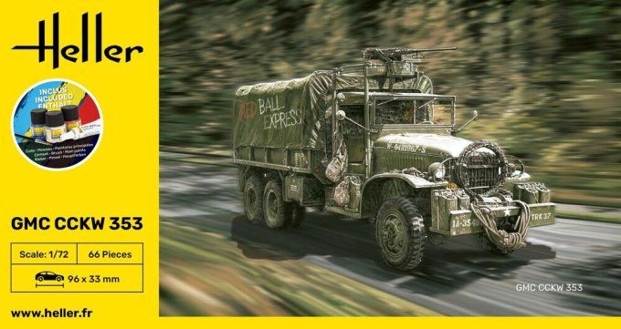 STARTER KIT GMC CCKW 353 in 1:72 