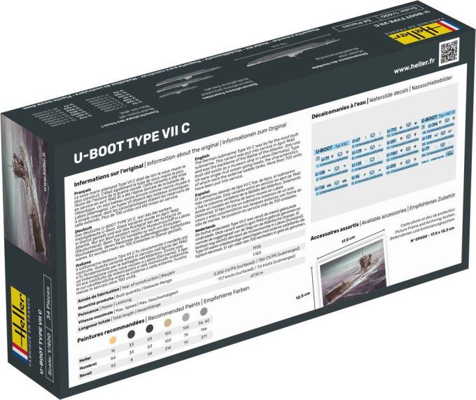 STARTER KIT U-Boot Type VII C in 1:400